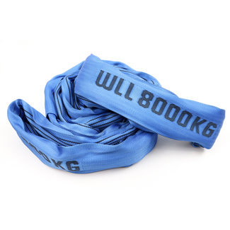 LIFTY Round sling DV-80 Blue 8 tons with double cover