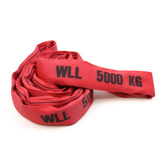 LIFTY Round sling DV-50 Red 5 tons with double cover