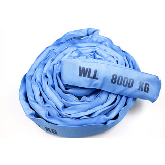 LIFTY Round sling ES-80 Blue 8 tons with single cover
