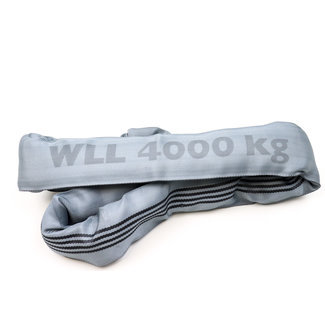LIFTY Round sling ES-40 Grey 4 tons with single cover