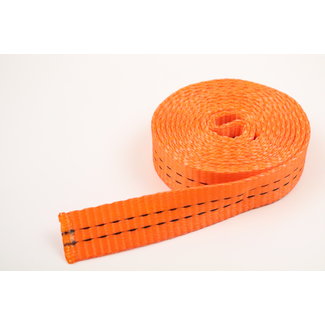 LIFTY Polyester lashing strap fabric orange 3,1 tons 25 mm on roll