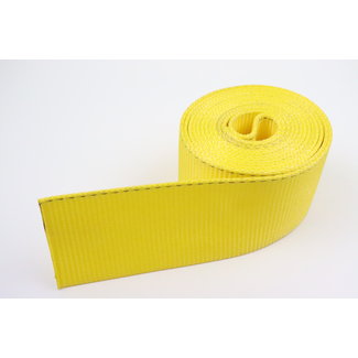 LIFTY Polyester lashing strap fabric yellow 10 tons 75 mm on roll