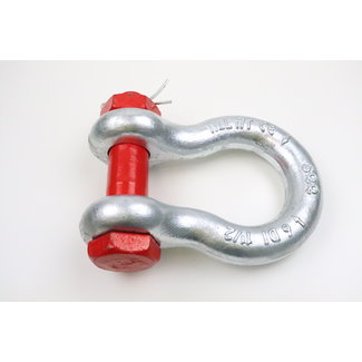 LIFTY D-shackle with bolt, nut and splint 17T MBT