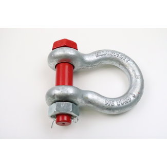 LIFTY D-shackle with bolt, nut and splint 4,75T MBT