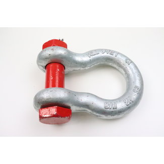 LIFTY D-shackle with bolt, nut and splint 9,50T MBT