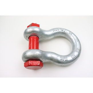 LIFTY D-shackle with bolt, nut and splint 12T MBT