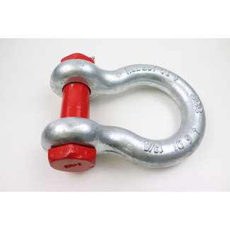 LIFTY D-shackle with bolt, nut and splint 25T MBT