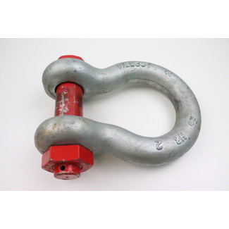 LIFTY D-shackle with bolt, nut and splint 35T MBT
