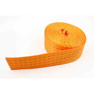 LIFTY Polyester Spanngurt-Gewebe Orange 6 Tonnen 50 mm auf Rolle
