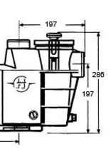 Hayward Hayward Max Flo Zwembadpomp 15m3/u 230v 1.5 pk