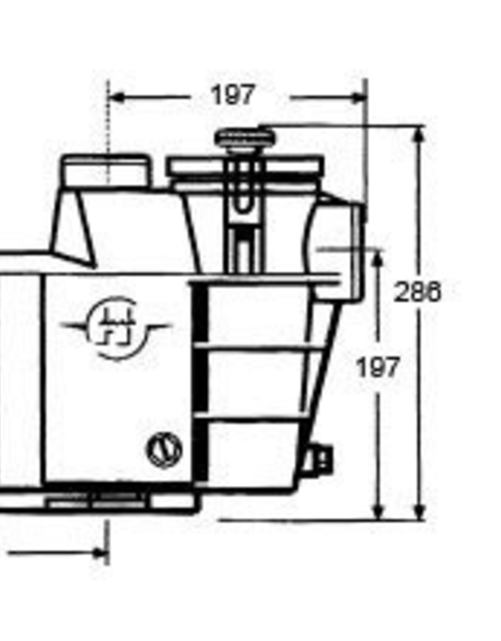 Hayward Hayward Max Flo Zwembadpomp 15m3/u 230v 1.5 pk