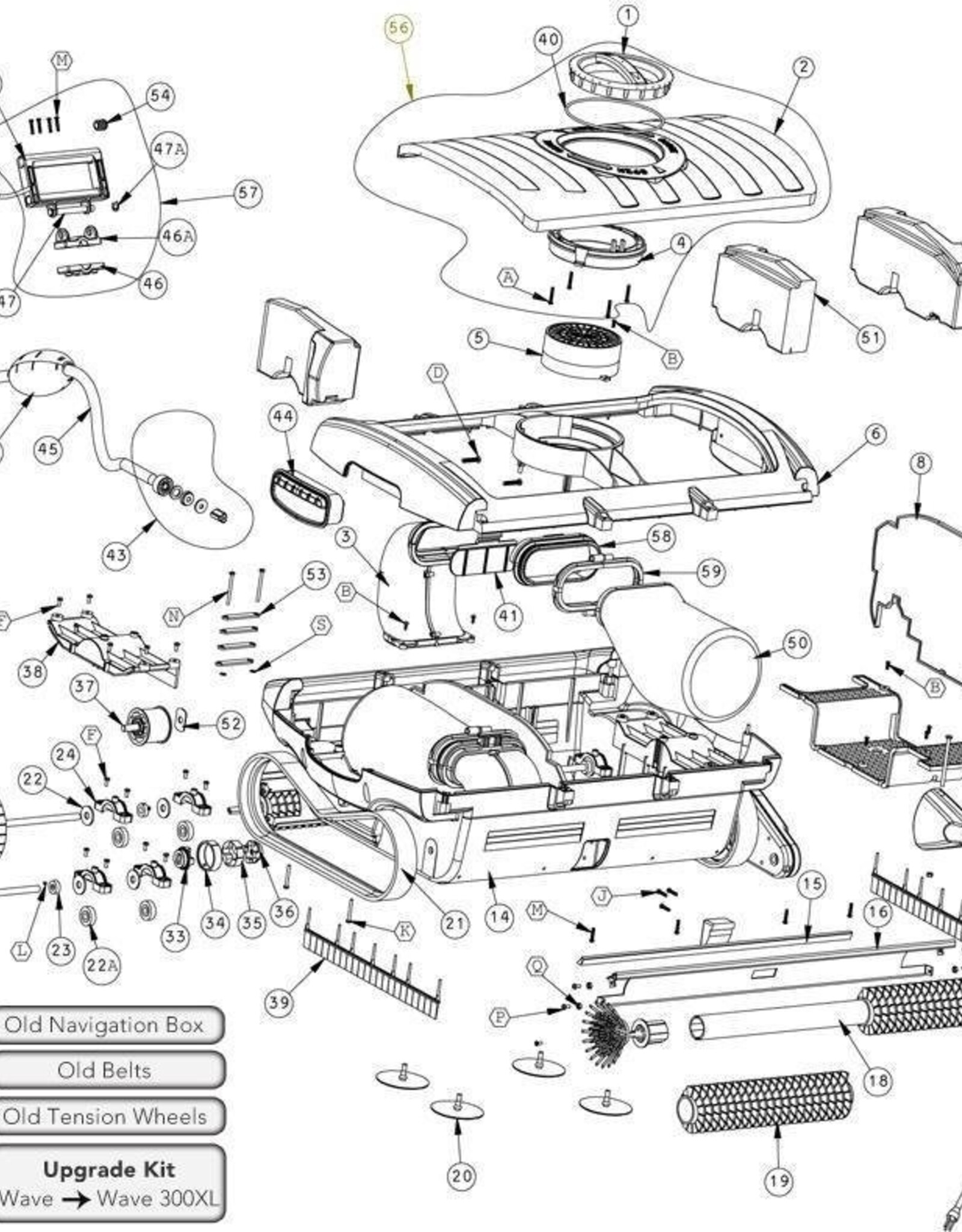 Maytronics Dolphin Dolphin Wave 300 XL Zwembadrobot Openbare Range