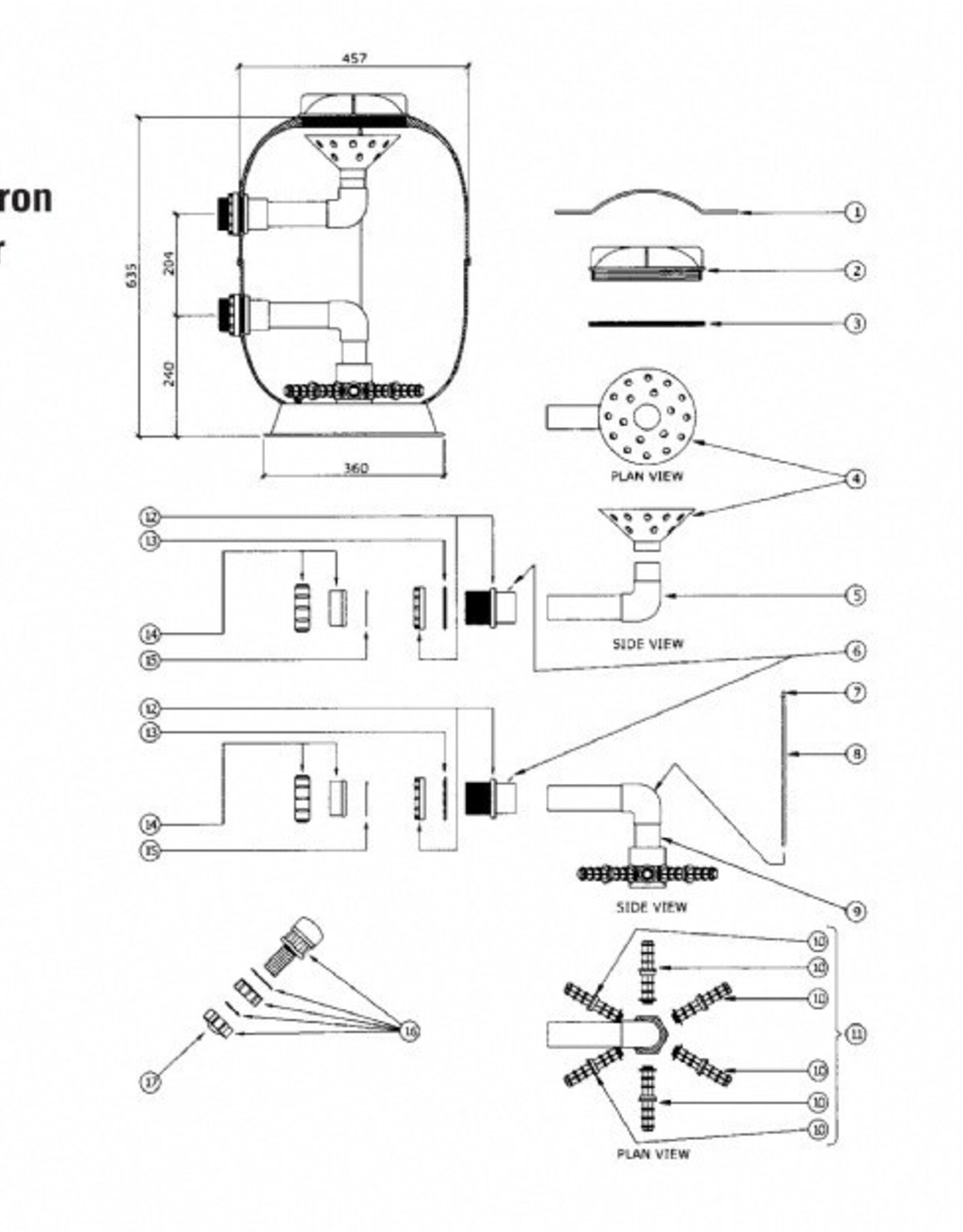 Lacron Lacron Zandfilter hi rate 9m3