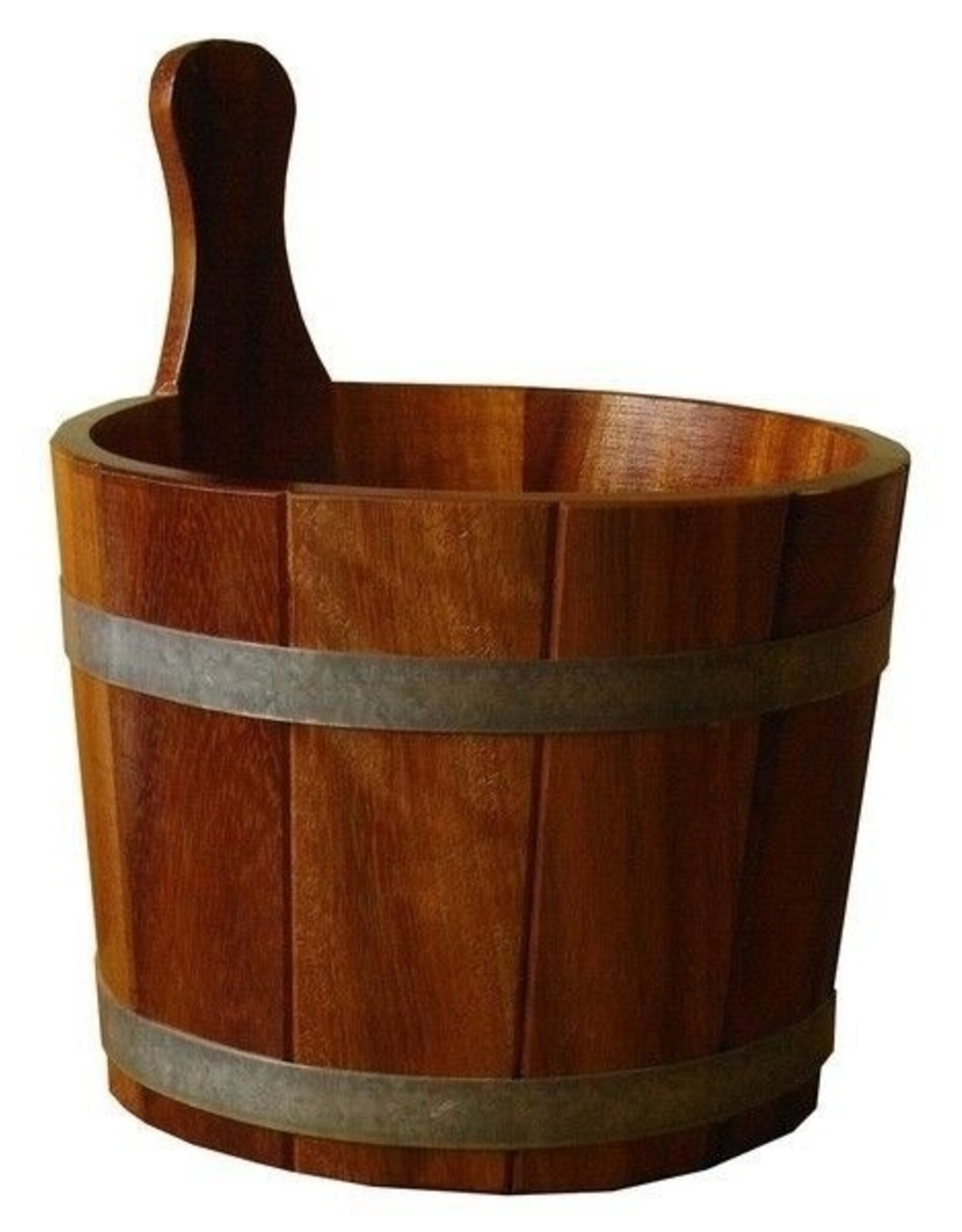 Sauna emmer kambala 5 liter, blank gelakt