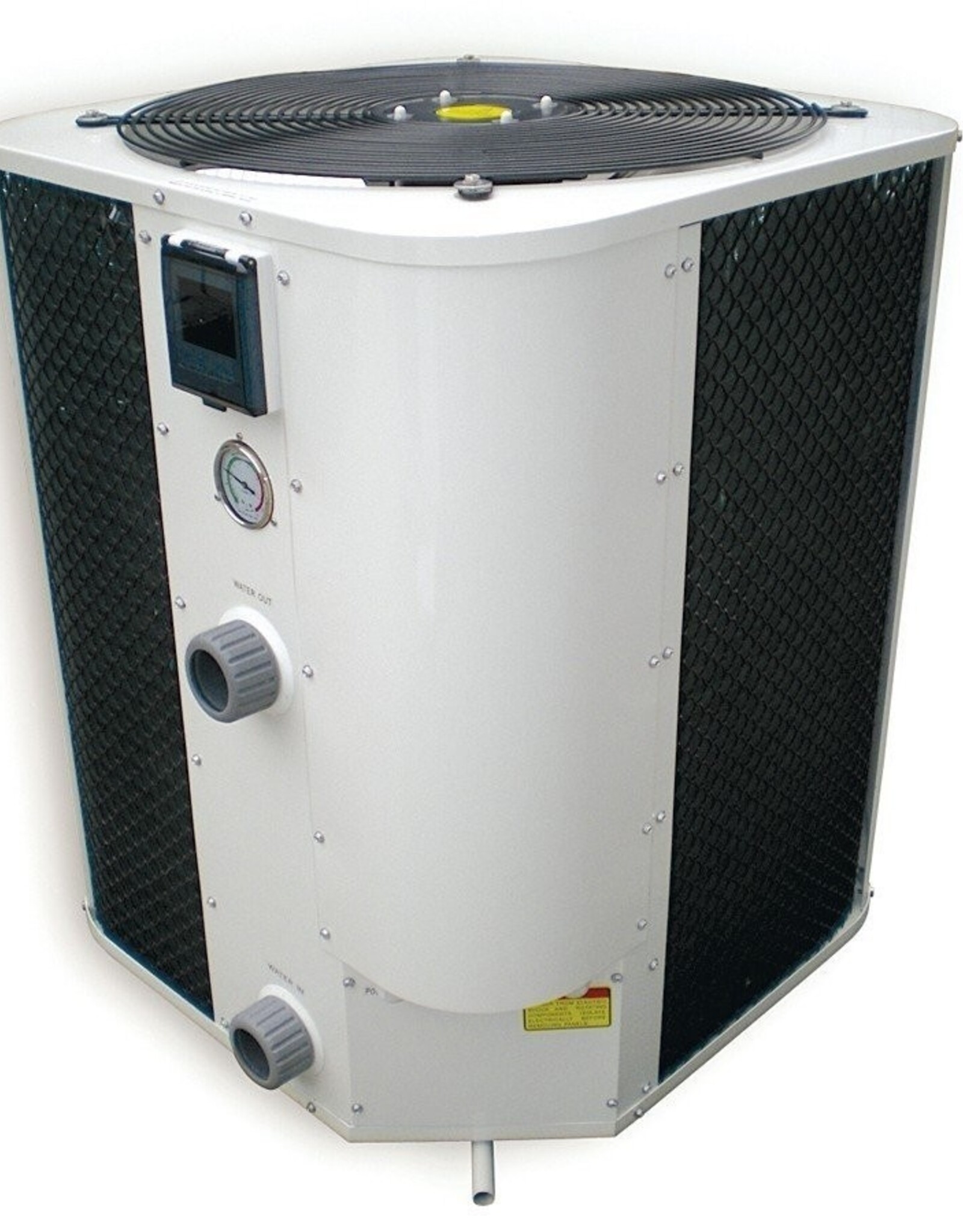 Hydro-Pro zwembad warmtepomp tot 75 m3 ABS 230V zwart type 22 verticaal