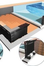 Bleuet model recht 7 x 3  x 1,45