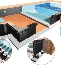 Bleuet model recht 7 x 3  x 1,45