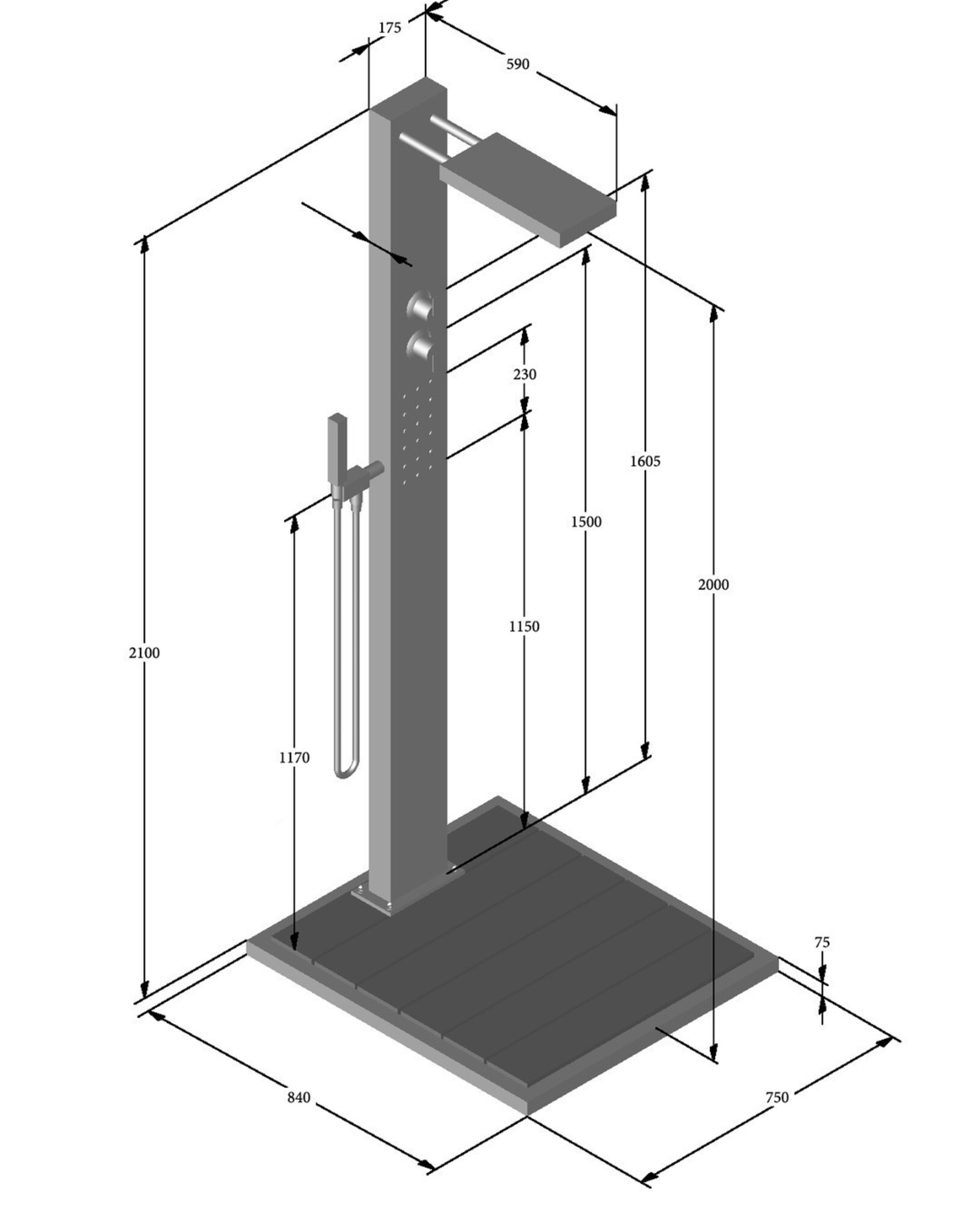 Ideal Eichenwald Ideal Buitendouche Elba