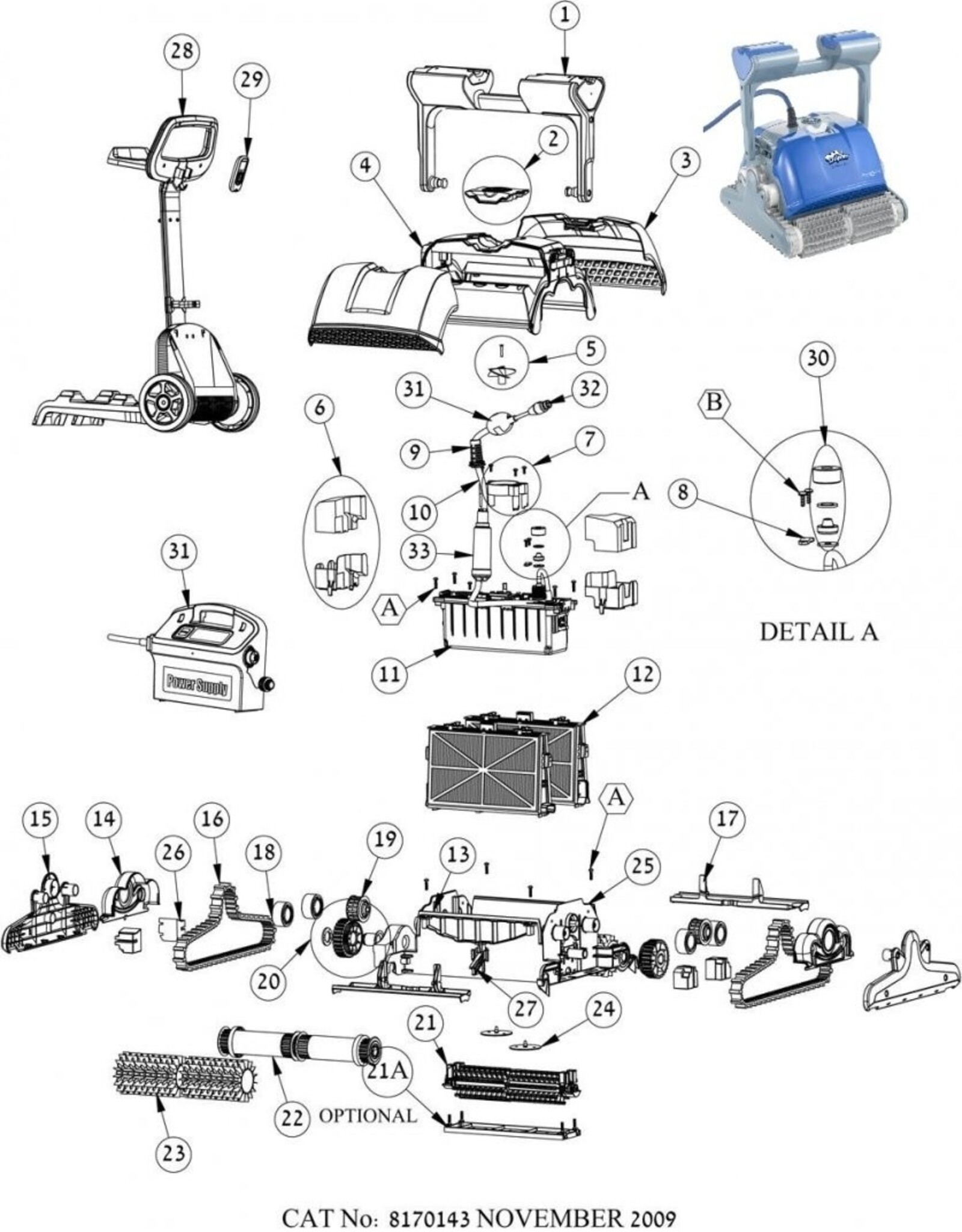 Maytronics Dolphin Dolphin Supreme M500 pro Zwembadrobot