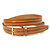 Heren riem cognac