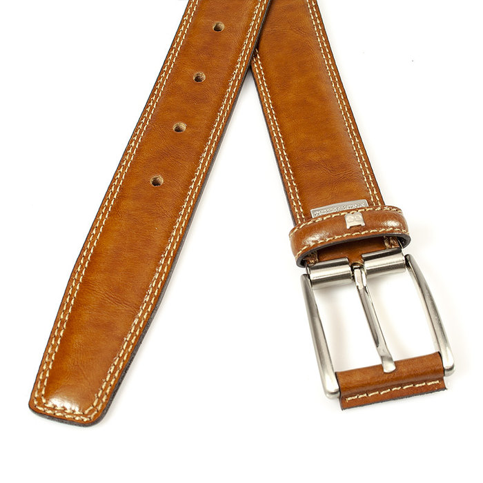 Miguel Bellido Classic Cognac  heren riem