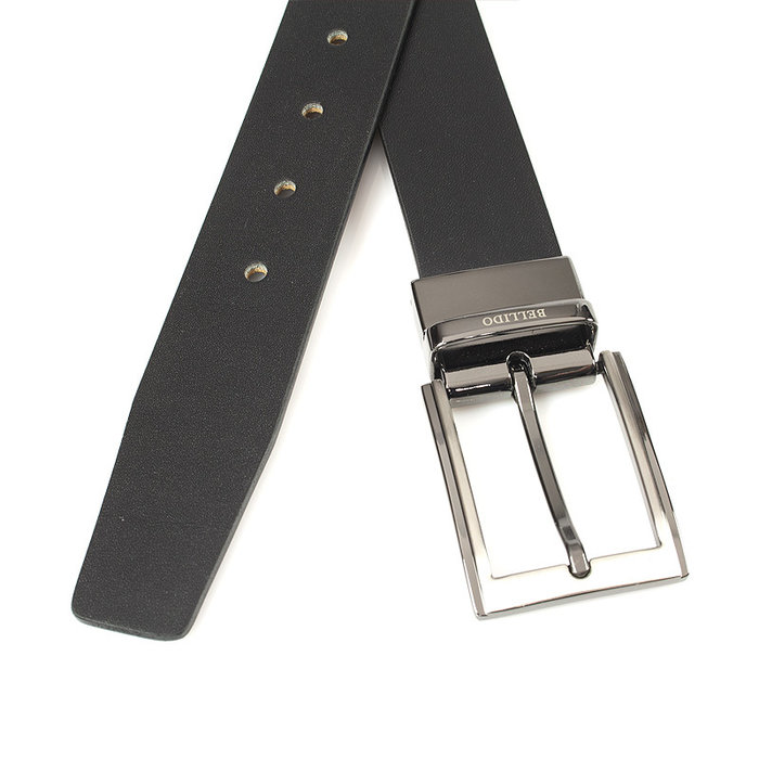 Miguel Bellido Classic Heren riem bruin/zwart draaibaar