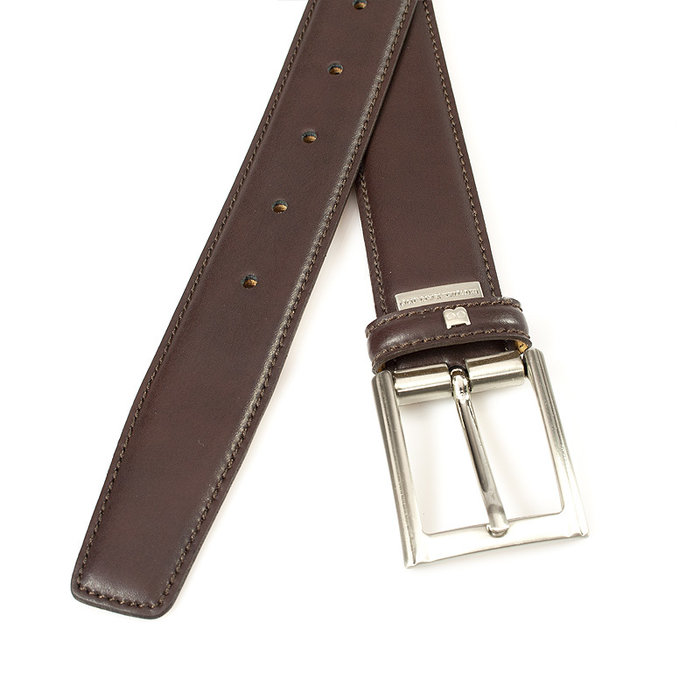 Miguel Bellido Classic Donkerbruine pantalonriem