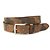 Unisex riem bruin/groen