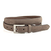 Taupe nubuck dames riem