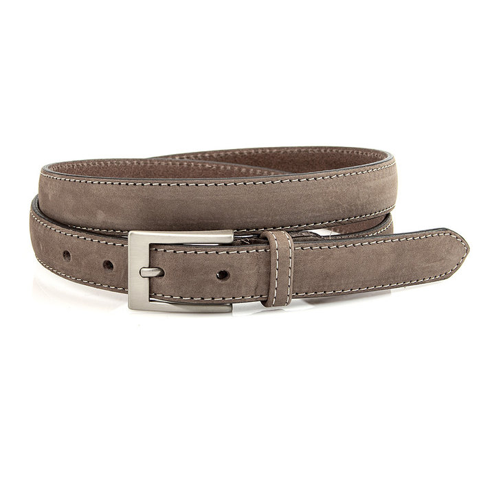JV Belts Taupe nubuck dames riem