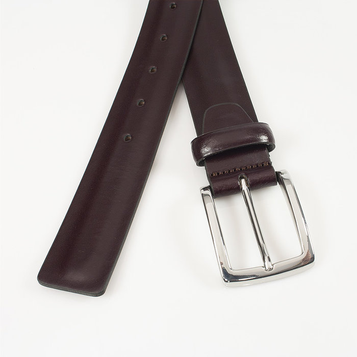 JV Belts Donker bordeaux  heren riem