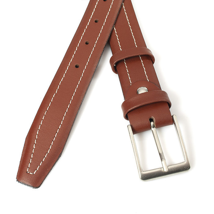 JV Belts Roestbruine fantasie heren riem