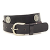 Thimbly Belts Damesceintuur zwart met ornamenten