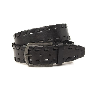 Thimbly Belts Stoere jeansriem zwart