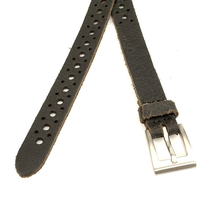 Thimbly Belts Dames riem zwart crackle