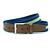 Donkerblauwe elastische heren riem