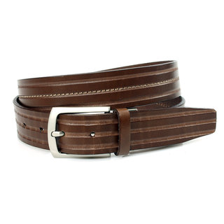 Gilmart Nette bruine riem met sleuven