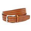 Sportieve cognac heren riem