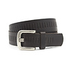 A-Zone Bruine jeans riem met gleufjes