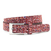 Dames riem rood tweed