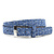 Dames riem blauw tweed