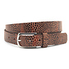 Dames riem brique leopard