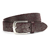 Dames ceintuur bordeaux metallic