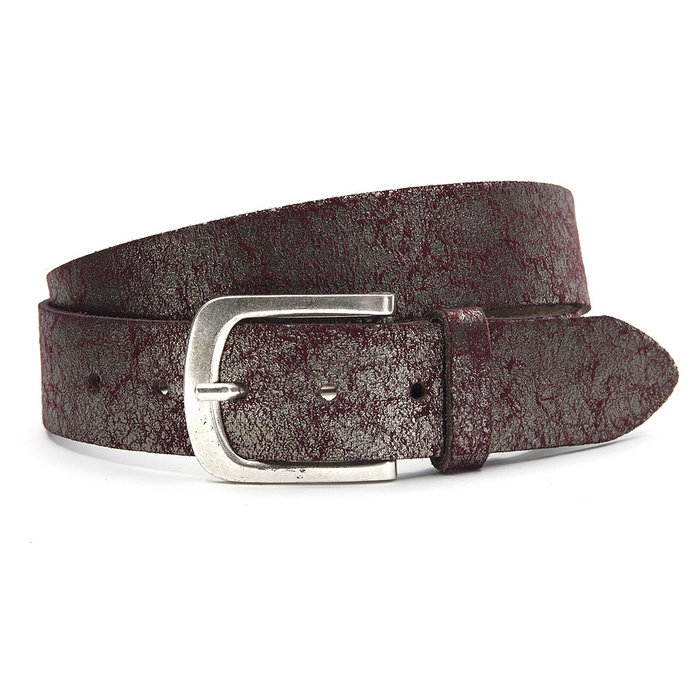 A-Zone Dames riem bruin metallic