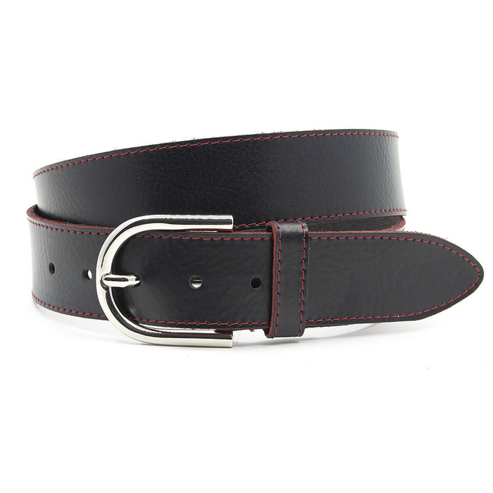 A-Zone Dames riem zwart/rood