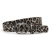 A-Zone Dames ceintuur zwart/wit leopard