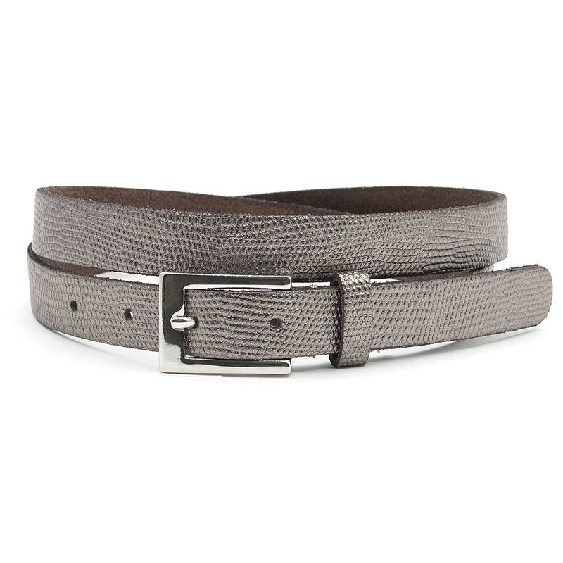 A-Zone Dames ceintuur zilver/brons (pewter)