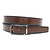 Draaibare reversible riem bruin/zwart