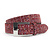 Dames riem rood tweed