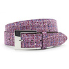 A-Zone Dames riem roze tweed